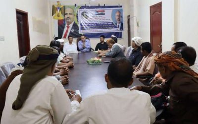 انتقالي لحج ينظم ورشة عمل لرؤساء أقسام الشهداء والجرحى بمديريات المحافظة
