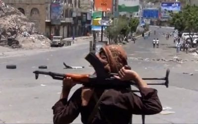إصابة مدني برصاص قناص حوثي في تعز اليمنية