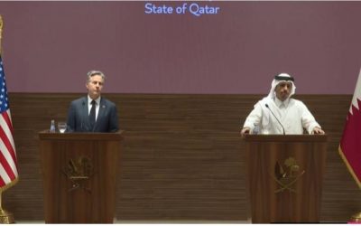 بلينكن يعلن عودة المفاوضات بين «حماس» وإسرائيل في الدوحة قريباً