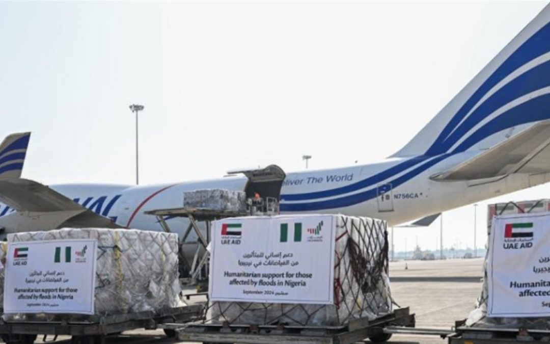 الإمارات ترسل إمدادات غذائية إلى نيجيريا لمتضرري الفيضانات