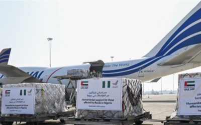 الإمارات ترسل إمدادات غذائية إلى نيجيريا لمتضرري الفيضانات