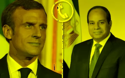 السيسي وماكرون يبحثان سبل الحد من التصعيد الحالي في المنطقة