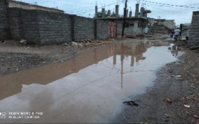 هطول أمطار غزيرة بتبن لحج
