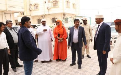 رئيس جامعة المهرة يستقبل النائب الأول لرئيس البرلمان الصومالي