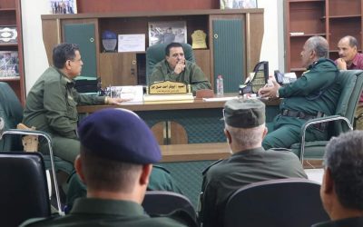العميد جبر يترأس اجتماعًا هامًا بمدراء شرط العاصمة عدن
