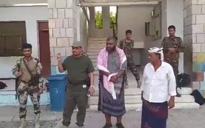 مدير أمن محافظة أبين يقوم بزيارة مفاجئة لمدرسة 22 مايو بزنجبار