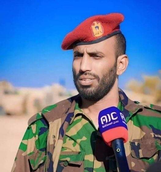 ادارة امن أبين تنعي استشهاد القائد /احمد محسن السليماني أركان اللواء الاول دفاع شبوة