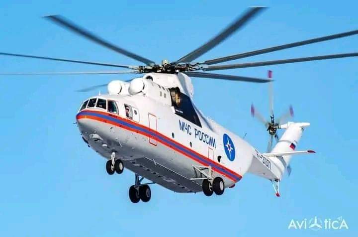 الهليكوبتر Mi-26T – الأضخم والأقوى في العالم! 🚁