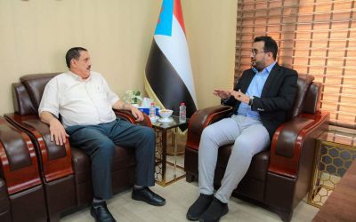 العولقي يلتقي مدير أمن العاصمة عدن اللواء الشعيبي