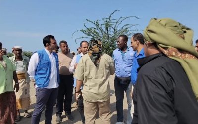 زيارة أممية لأسرة الطفلة شيماء التي قتلها الحوثيون بالتحيتا جنوب الحديدة