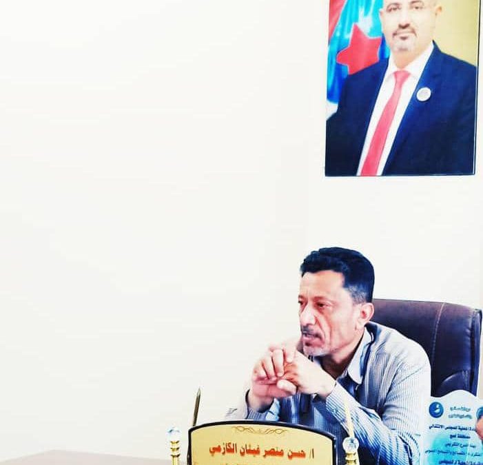 رئيس انتقالي أبين يبارك توجيهات المحرمي بمنع الجبايات غير القانونية