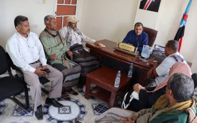 نائب رئيس انتقالي أبين يلتقي قيادة اللجنة المجتمعية لرموز ومكونات المجتمع المدني بدلتا أبين