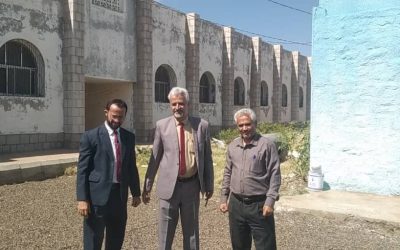 عضو هيئة رئاسة المجلس الانتقالي الدكتور عيدروس اليهري يزور كلية يافع الجامعية.