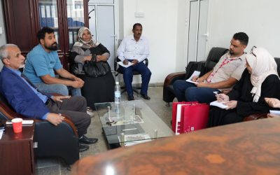 الوكيل الشبحي يلتقي بوفد من منظمة جون سنو GSI ويناقش معهم جملة من المشاريع الصحية لبلادنا
