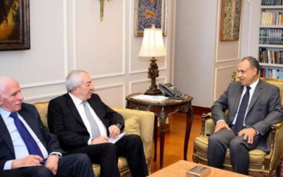 وزير الخارجية المصري يؤكد خلال استقباله وفد حركة فتح، رفض اي مخططات لتهجير الفلسطينيين