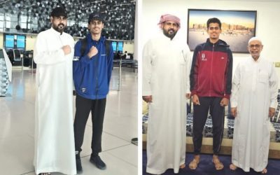 بدعم المهندس عبدالله بقشان وجهود رياض الجهوري : نجم التايكواندو “العامري” يغادر إلى دولة قطر للمشاركة في البطولة الدولية
