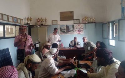 (تدشين عملية صرف مرتبات المعلمين المتطوعين بالفاروق )