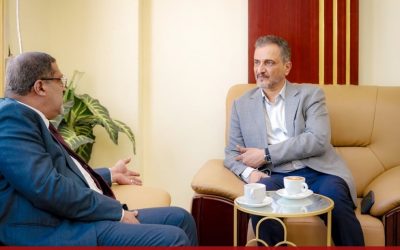 لملس والعارضة يناقشان إنشاء مبنى لمعهد القضاء وتنظيم آلية عمل التوثيق