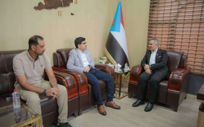 اليافعي يلتقي رئيس الهيئة التنفيذية للقيادة المحلية لانتقالي المهرة