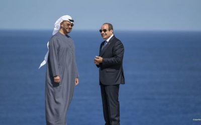 السيسي ومحمد بن زايد يفتتحان مشروع رأس الحكمة