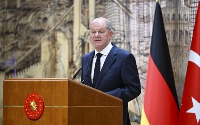 شولتس: وقف إطلاق النار في غزة ضروري لمنع توسع الصراع