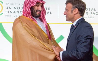 ماكرون يلبي دعوة الأمير محمد بن سلمان