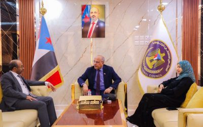 الكثيري يلتقي الأمين العام للائتلاف الوطني الجنوبي