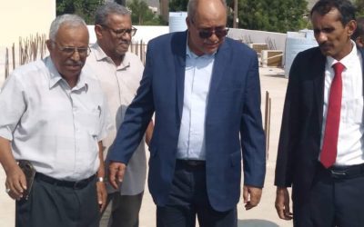 القائم بأعمال وكيل قطاع الخدمات في  زيارة تفقدية لادارات الإرشاد والصحة الحيوانية ومكتب زراعة عدن