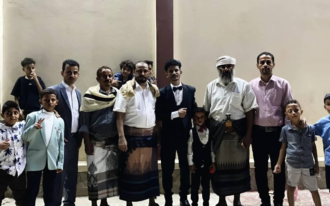 مبارك الزواج للشاب الخلوق أنور الحدي