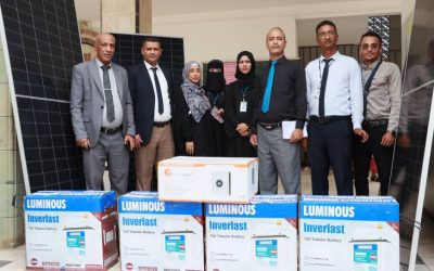 «كاك بنك» يدعم مدرسة عقبة بن نافع بمنظومة طاقة شمسية