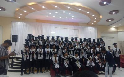 معهد العلوم  الصحية  بأبين يقيم حفلا تكريميا بهيجا  لخريجي وخريجات المعهد.