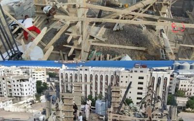 بقيادة المقدم كمال الحالمي.. تنفيذ إزالة لبناء عشوائي بمديرية المعلا