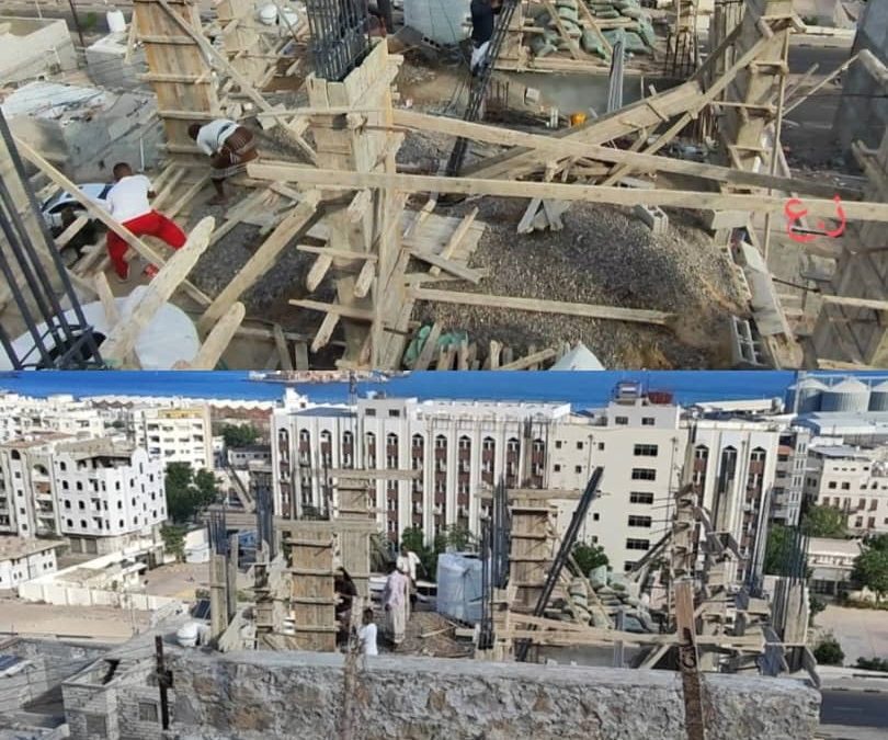 بقيادة المقدم كمال الحالمي.. تنفيذ إزالة لبناء عشوائي بمديرية المعلا