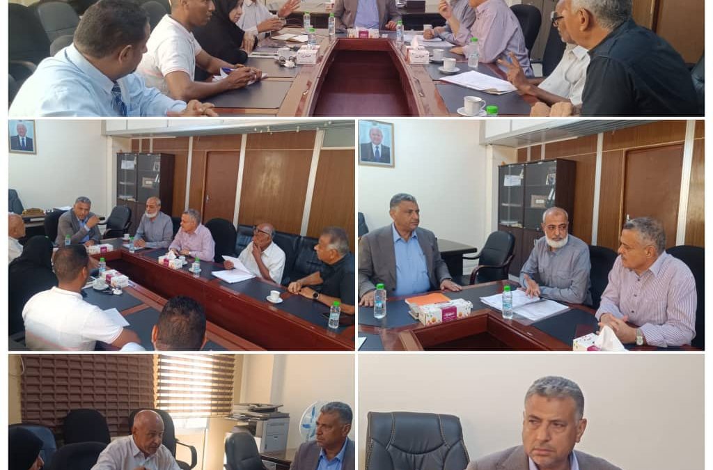 السلطة المحلية بعدن تبحث عن مساحة بديلة لإقامة مشروع مركز الصادرات السمكية