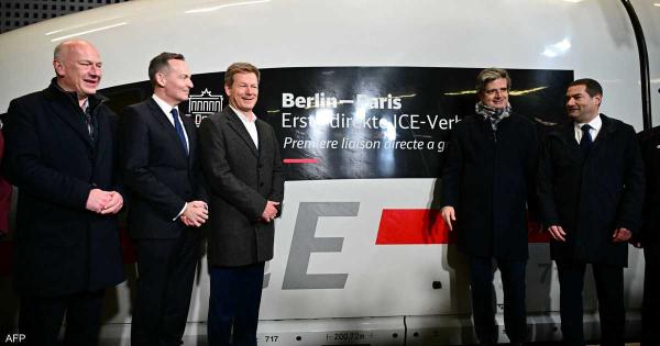 تدشين أول خط قطار مباشر عالي السرعة بين باريس وبرلين