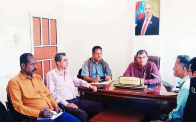 تنفيذية انتقالي أبين تعقد اجتماعًا استثنائيًا لتقييم أداء إداراتها