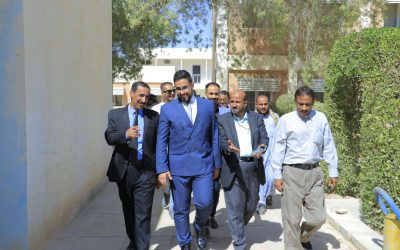 فريق التوعية السياسية بالمجلس الانتقالي يزور كلية المجتمع بسيئون