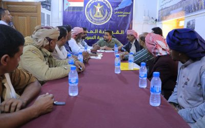 فريق التواصل وتعزيز الوعي السياسي يطلع على نشاط تنفيذية انتقالي السوم