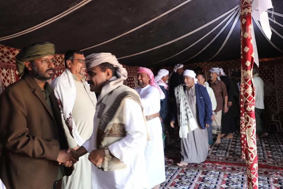 رئيس حلف قبائل حضرموت يستقبل أعضاء من كتلة حضرموت النيابية و الشورى وجمع من المناصب والمقادمة  والمشايخ والوجهاء