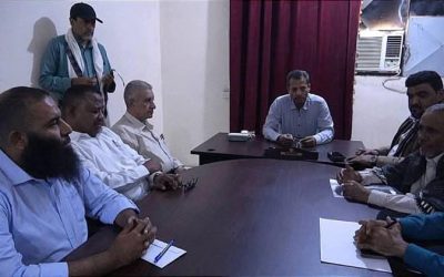 اجراء عملية الاستلام والتسليم بين مدراء فرع الهيئة العامة للأراضي والمساحة والتخطيط العمراني في المحافظة