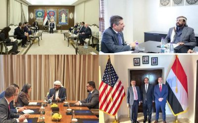 لقاءات متعددة للشرعية وحديث عن ‘مواجهة العدوان الحوثي’.. هل نحن أمام منعطف جديد في الملف اليمني؟