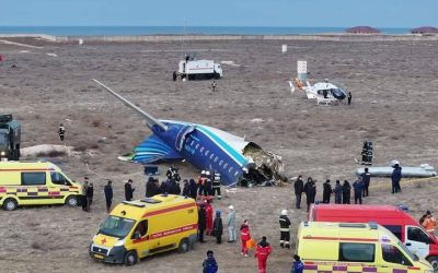 وزارة الطوارئ الكازاخستانية تعلن مقتل 42 شخصاً ونجاة 25 آخرين من حادث تحطم طائرة ركاب أذربيجانية