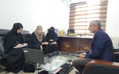 الوكيل الشبحي يناقش مع القائم بأعمال مدير مكتب مؤسسة بناء للتنمية تدخلاتها في بلادنا