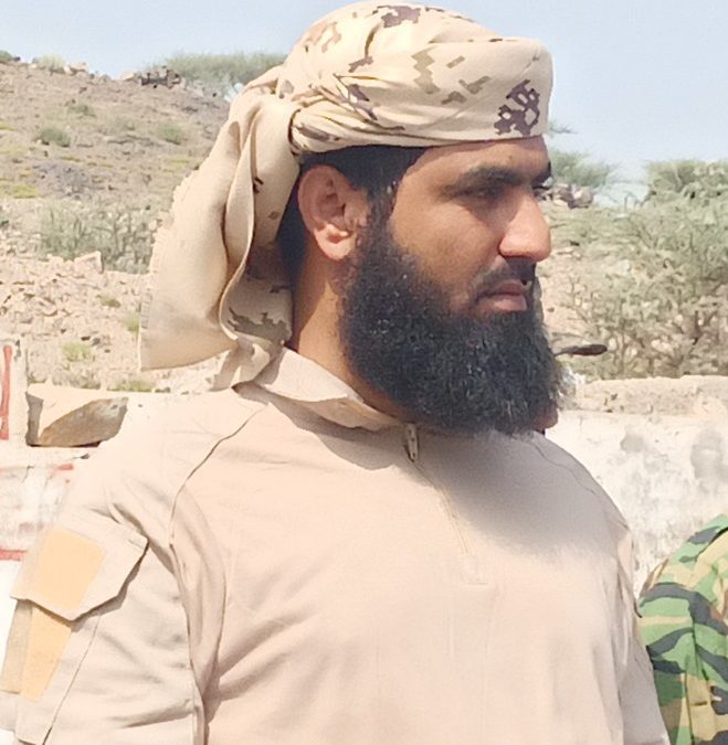 القائد محمد علي الحوشبي يعزي المحامي رمزي الشعيبي بوفاة والدته