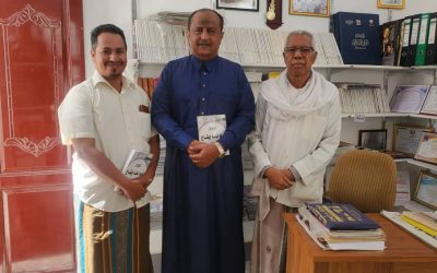 إدارة الوسائل والتقنيات التعليمية والمختبرات في زيارة لرائد الوسائل التعليمية الاستاذ محمد علي باحميد بحضرموت
