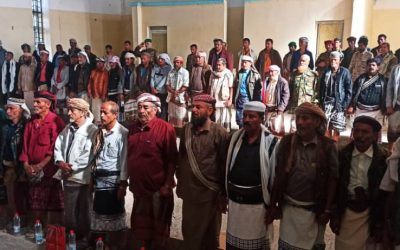 فريق التواصل يعقد لقاءً موسعاً مع قيادات المجلس والسلطة المحلية وشخصيات قبلية واجتماعية بمديرية سباح