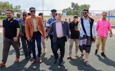 *مدير عام دارسعد يلتقي بمدير عام الشباب والرياضة بالعاصمة عدن ويناقش معه تطورات الوضع الرياضي في المديرية*