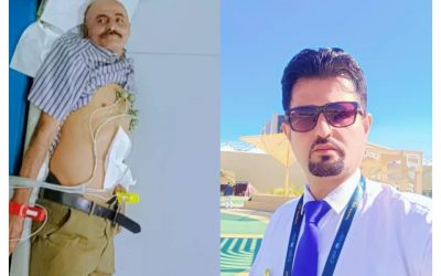 مدير إعلام أبين في إتصال هاتفي يطمئن على صحة الإعلامي والحقوقي فيصل السعيدي ويناشد المحافظ .