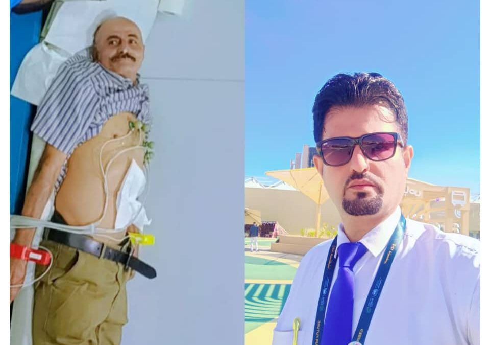 مدير إعلام أبين في إتصال هاتفي يطمئن على صحة الإعلامي والحقوقي فيصل السعيدي ويناشد المحافظ .