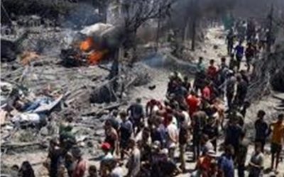 مجزرة إسرائيلية في بيت لاهيا وشهداء من النازحين بدير البلح وخان يونس
